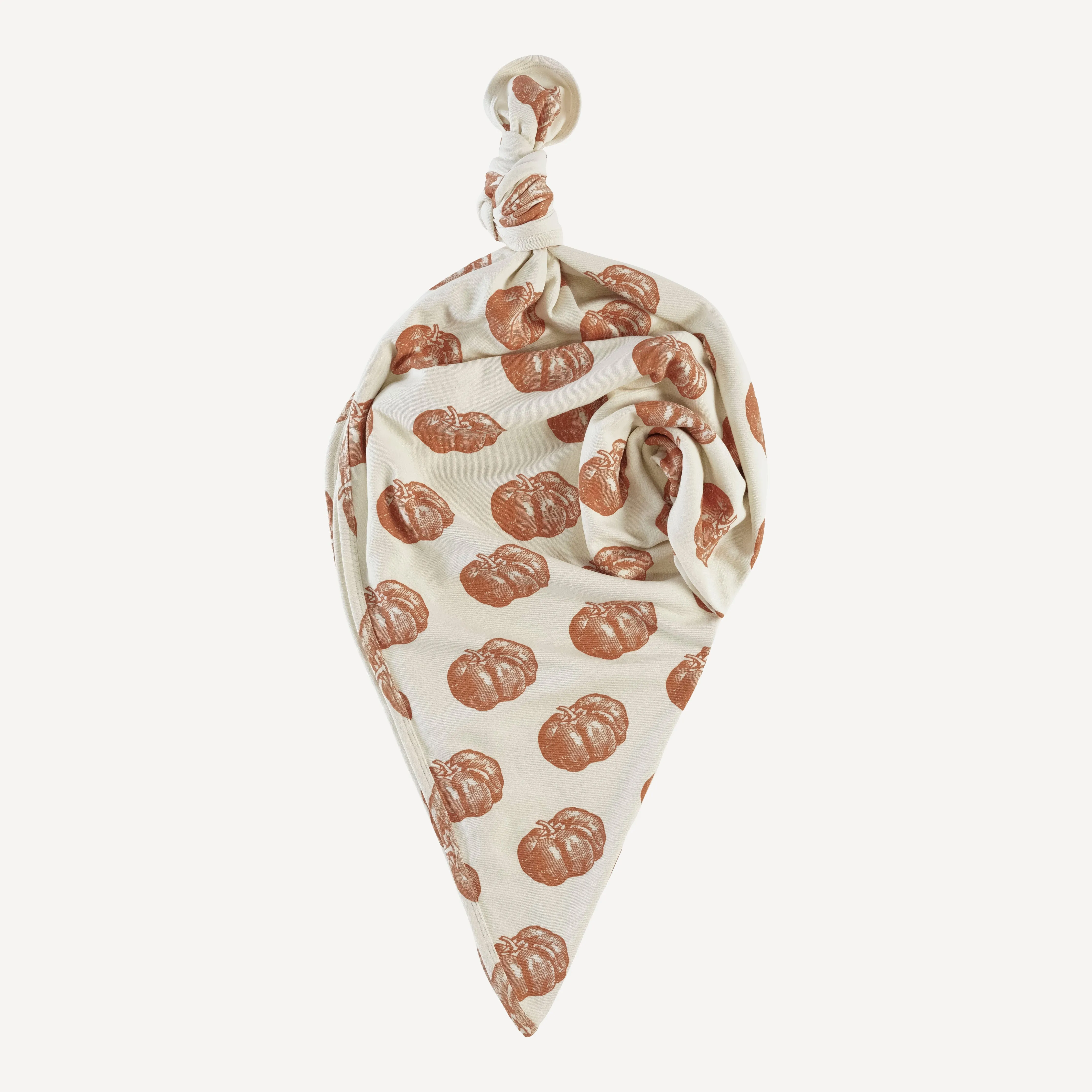 classic single layer blanket | harvest pumpkin | organic cotton interlock